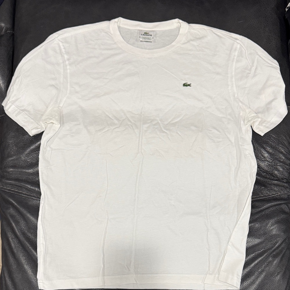 Lacoste Men's Classic White Tee